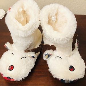 Cozy Critter  NWT Slipper Size S 6-7 Dog Face